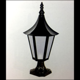 Đèn gắn trụ, cột, hàng rào CT-6158 Ø200xH350